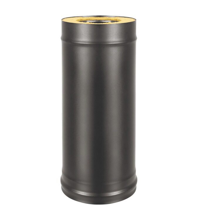 Сэндвич-труба BLACK (AISI 430/0,8мм), L-1м (115х200)
